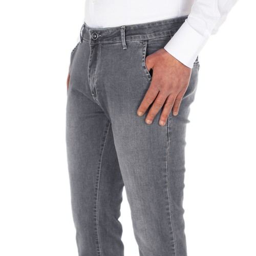 Jeans Uomo Leggero Blu Nero Pantalone Casual Tasca America 44 46 48 50 52 54 - Imagen 38 de 40