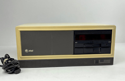Vintage AT&T Personal Computer PC 6300 CPU 3 Made In Italy Partially Tested