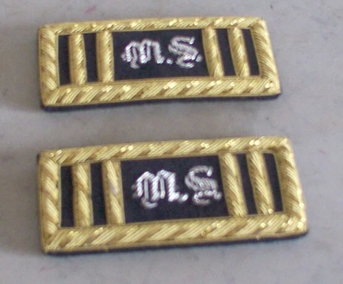 Captain Shoulder Boards, Medical,  Civil War, New