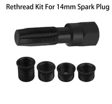 M14 x1.25 Carbon Steel Spark Plug Re-Thread Repair Tool Tap Reamer Inserts 14mm