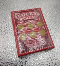 Rare playing cards 2500 made Scratch and Win Lucky Streak Riffle Shuffle