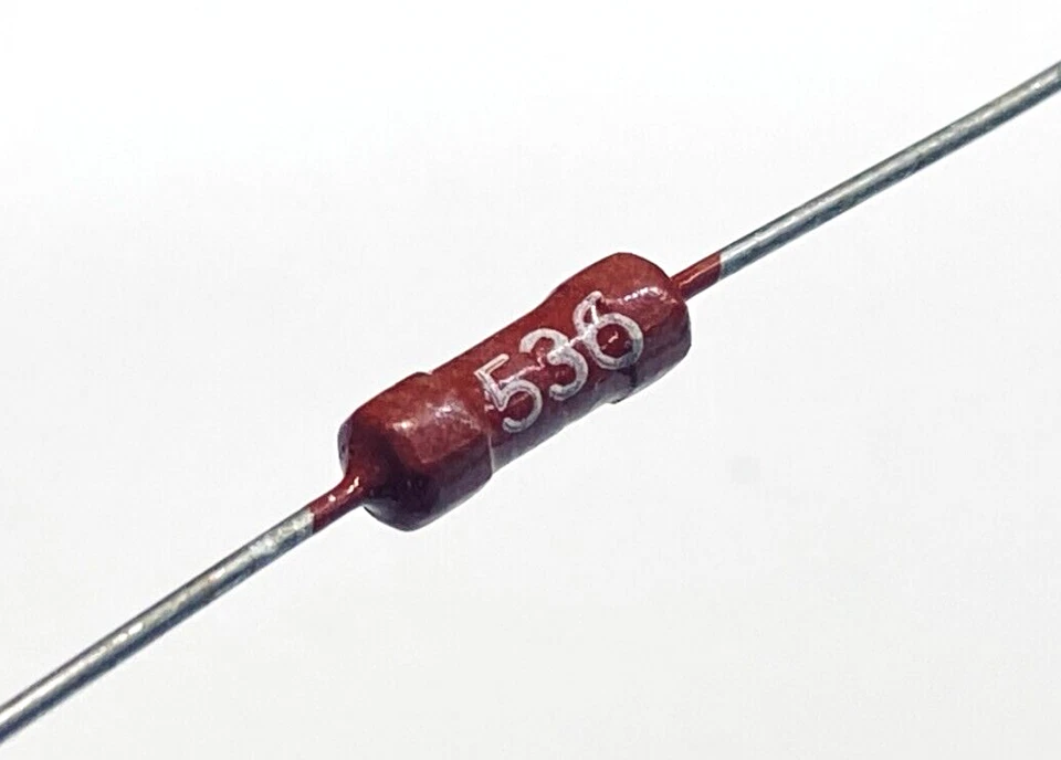 4 peças - Penn 536R 1% resistor de filme de metal - Imagem 2 de 4