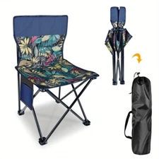 Portable Camping Chair，light Outdoor Folding Chair, Metal Frame