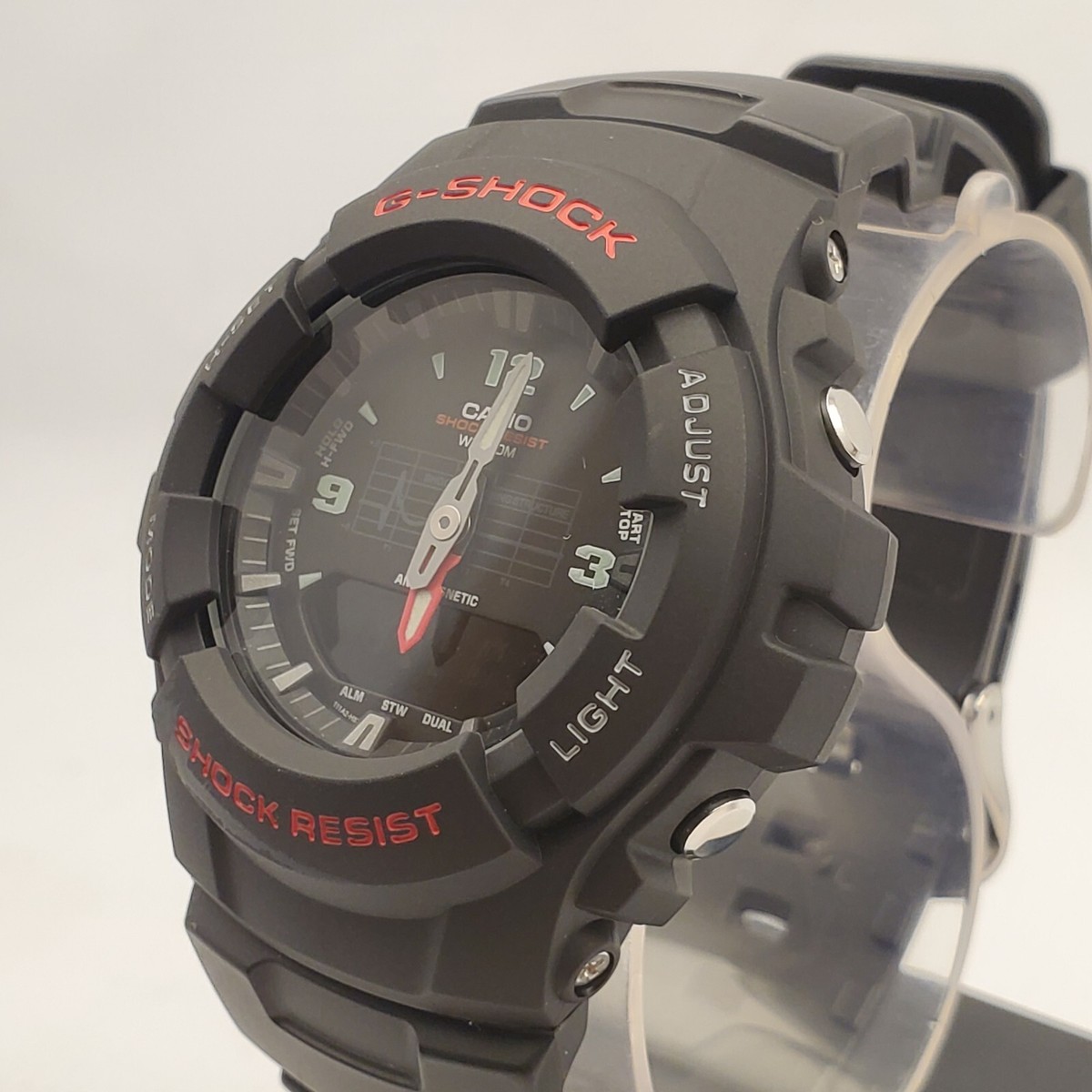 CASIO G-SHOCK G-100 ANALOG-DIGITAL ALARM ANTIMAGNETIC QUARTZ WATCH