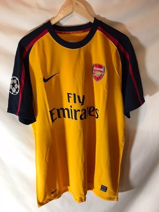 MINT WALCOTT 14 Arsenal 2008 2009 Away Football Shirt Jersey