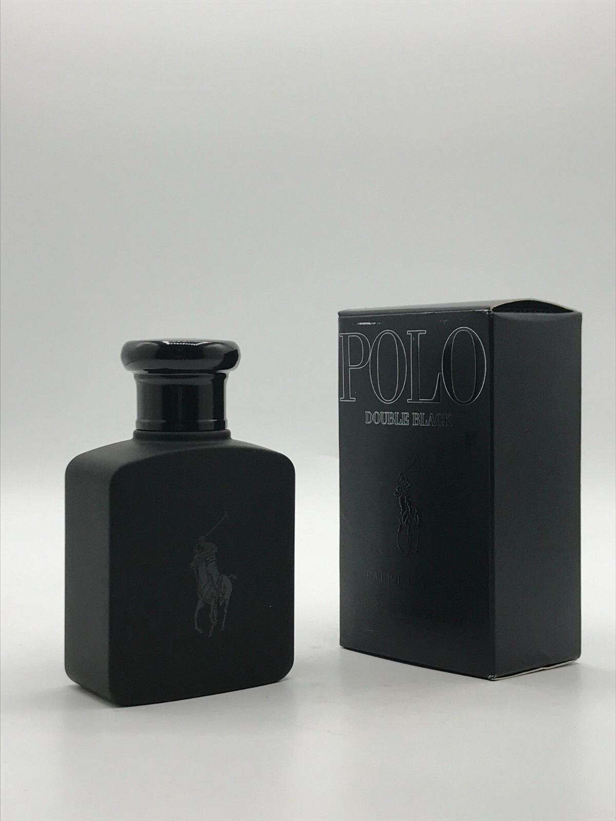 Ralph Lauren Polo Double Black Men Cologne EDT Spray 2.5 oz 75 ml New