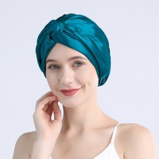 100 Mulberry Silk Sleep Cap for Women Hair Care Natural Silk Night Bonnet