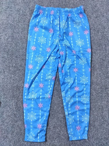 Frozen Pajamas Girls Medium 7-8 Blue Long Sleeve Shirt Pant PJ Set Gift Cute - Picture 4 of 4