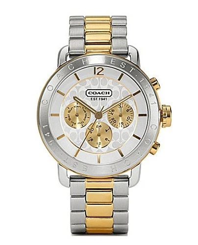 Orologio Coach Donna Argento Quarzo Quadrante Grigio Duocolore Acciaio Inox 14501645