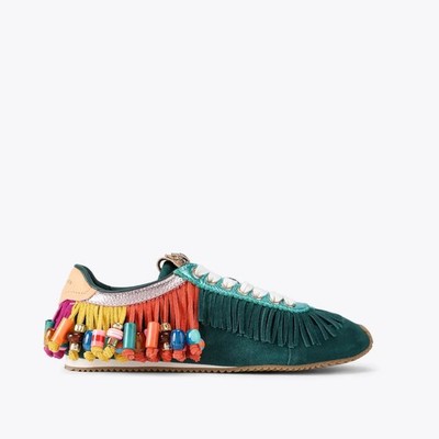 LONDON KURT GEIGER ISLINGTON  GREEN TASSEL SNEAKER (YOU CHOOSE) NIB