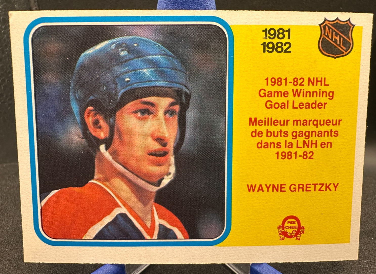 1982-83 OPC O-Pee-Chee Wayne Gretzky #242 Game Winning Goal Leader Oilers