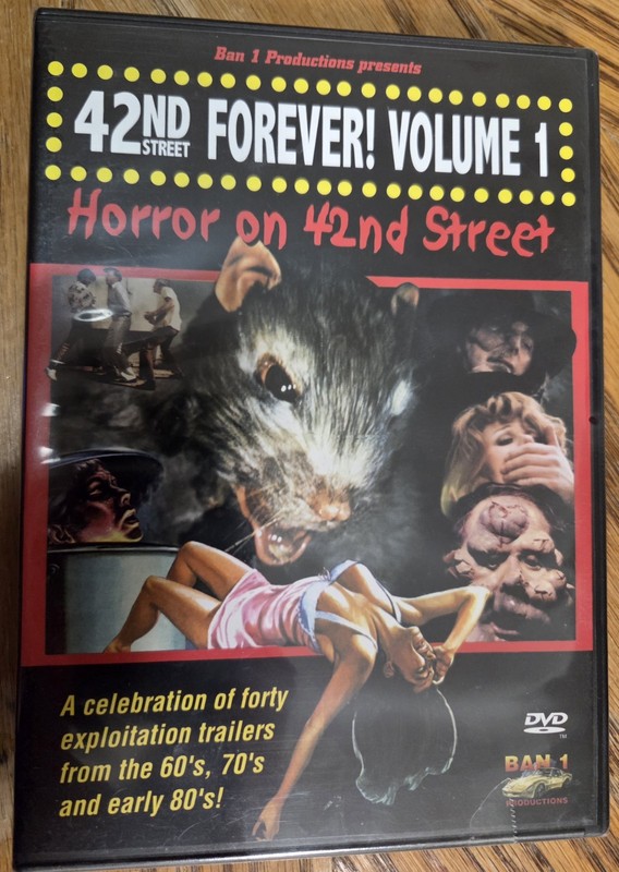 Rare* Sealed "42nd Street Forever! Vol 1 Horror on 42nd Street" DVD 2004