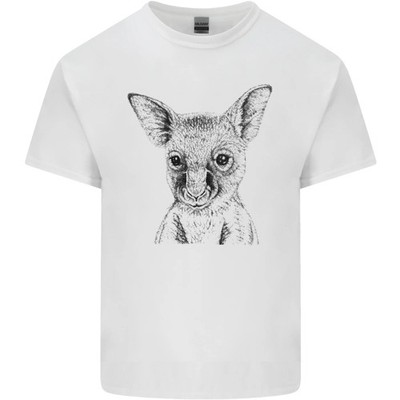 Baby Känguru Sketch Ökologie Umwelt Kinder T-Shirt Kinder