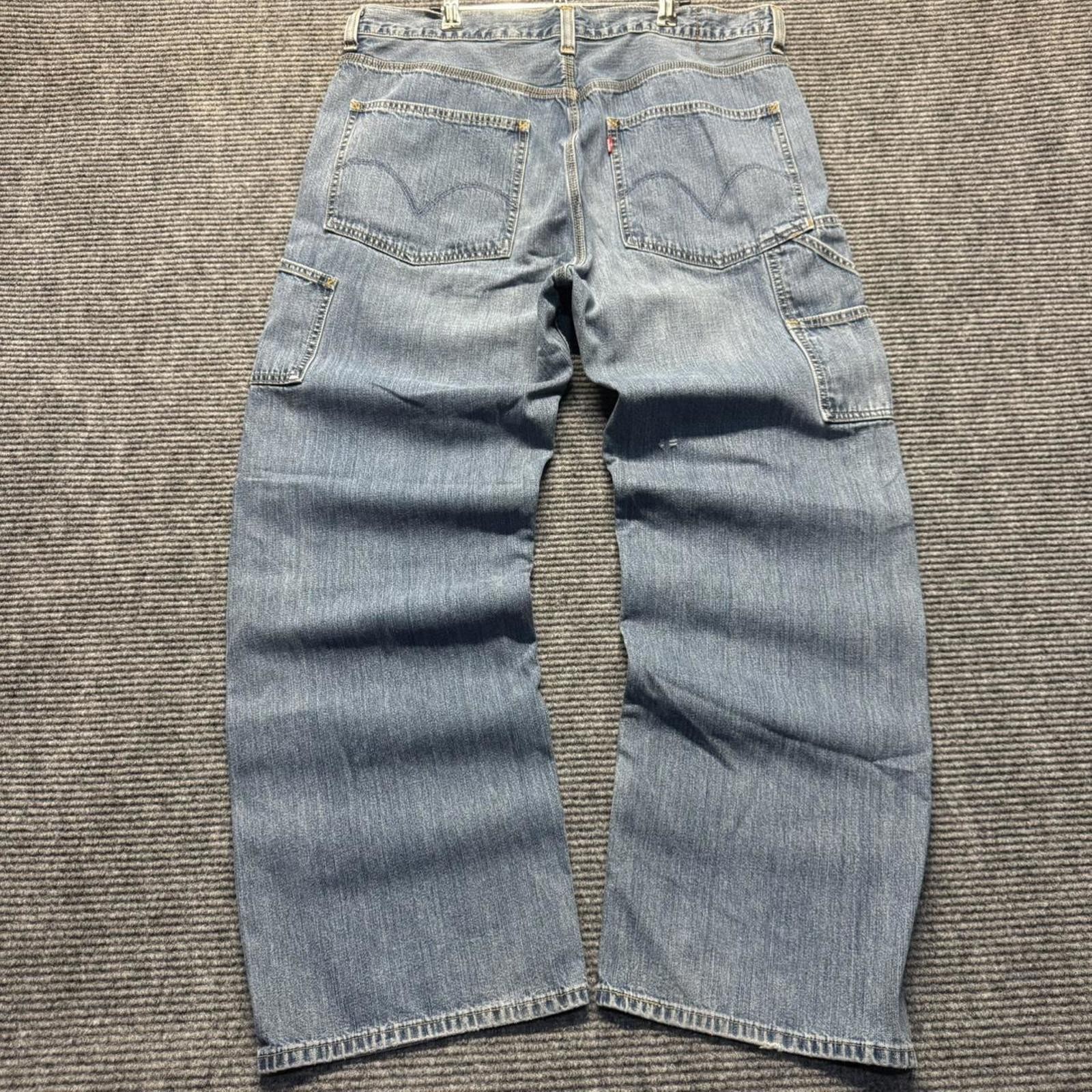 Vintage Y2K Super Baggy Wide Leg Levi’s Carpenter Denim Jeans 38/32