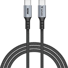 Image of Verbatim 31845 Cell phone cable USB-C to USB-C 1.2 m black cable assemblies