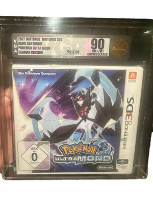 Pokemon Ultra Moon/Ultra Mond Spiel sealed Nintendo 3DS VGA 90 UNCIRCULATED RAR