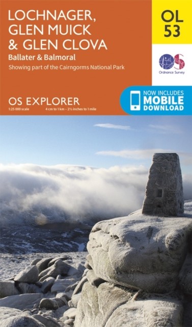 OS Explorer OL53 Lochnagar Glen Muick & Glen Clova (OS Explorer Map) | 2015 - Image 4