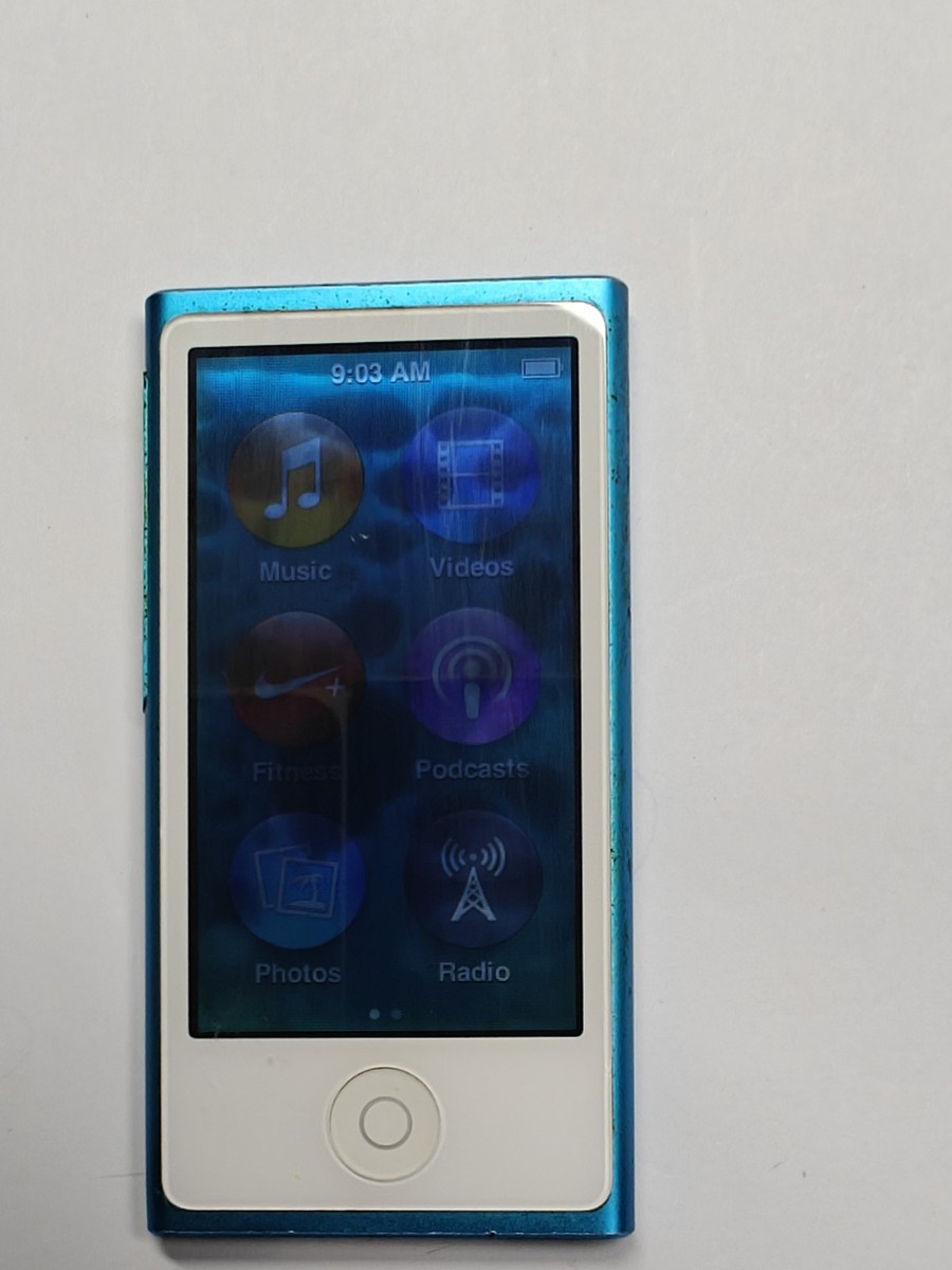 Flawed Working Apple iPod Nano 7th Gen 16GB A1446 #P165 for sale