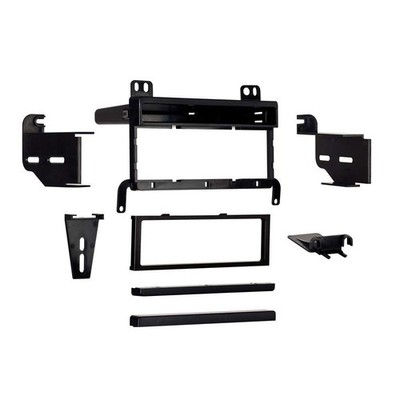 Single Din Stereo Installation Kit For Aftermarket Radio With Pocket And Brac...