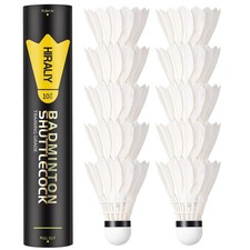 Goose Feather Badminton Shuttlecocks 4/10 Pack HIRALIY Feather Badminton Birdie