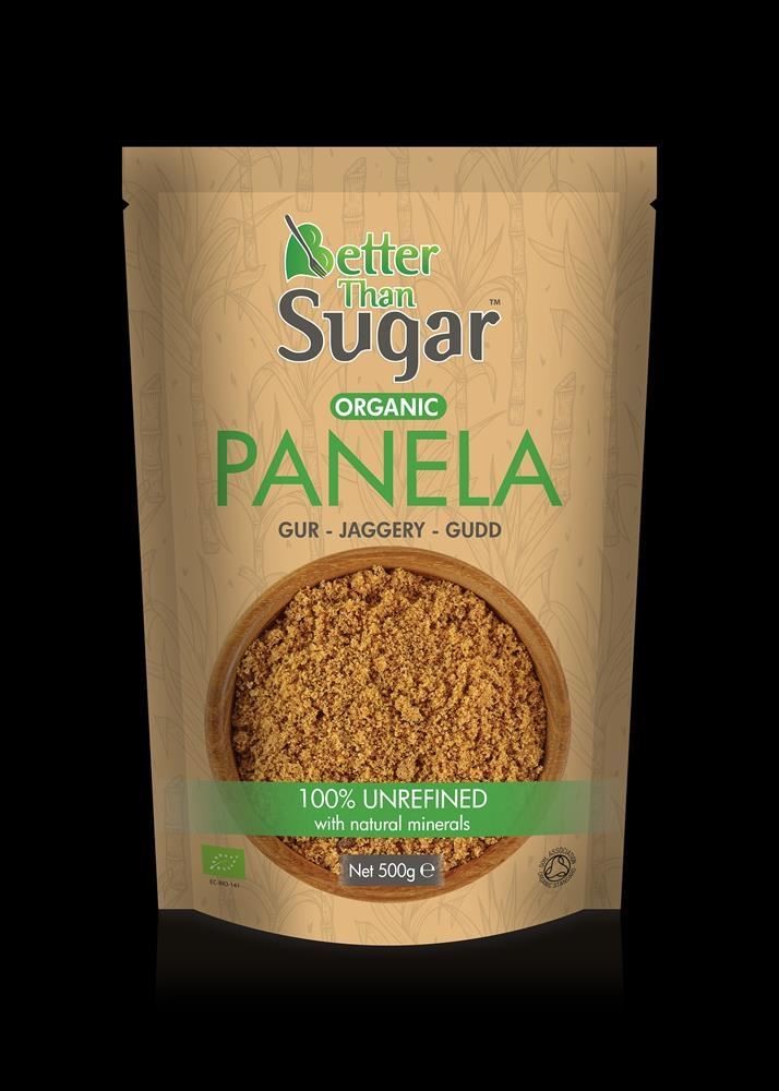 Better Than Sugar (organic unrefined whole cane sugar) 500g - 4 Pack