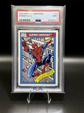 1990 Impel Marvel Universe Super Heroes Spider-Man #29 PSA 9 MINT