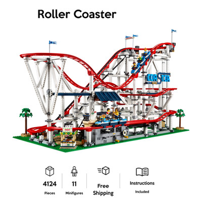 NEW Roller Coaster (+4,124 Pieces) Creator Expert Model Building Set
