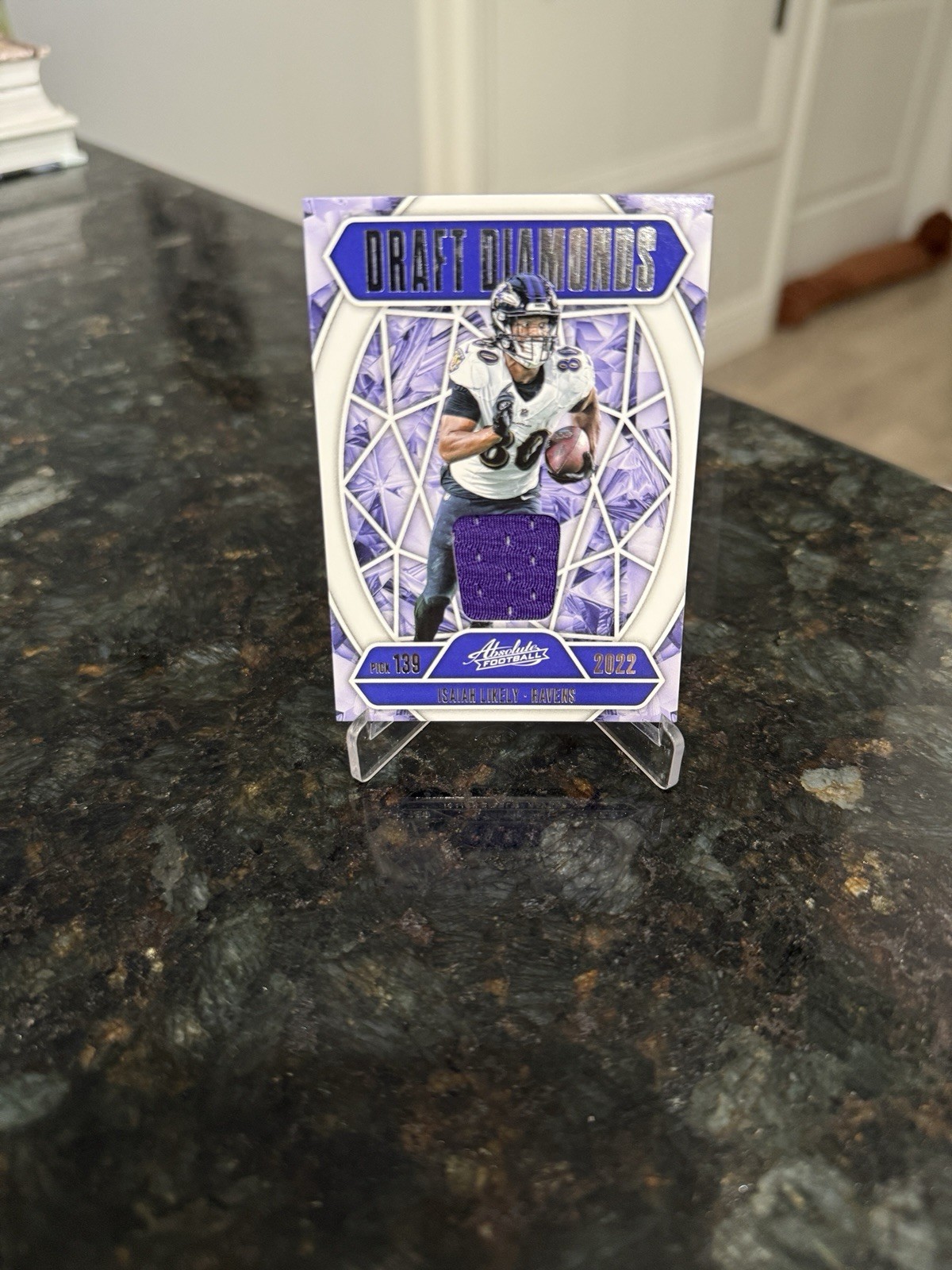 2025 Panini Absolute - Draft Diamonds Jerseys Isaiah Likely #DDJ-ILI (MEM)