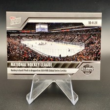 2024-25 NHL Topps Now #1 Global Series Czechia Opening Puck Drop Short Print SP 