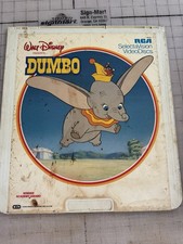 Dumbo RCA SelectaVision CED Videodisc Walt Disney 1982 Classic Animated 00723