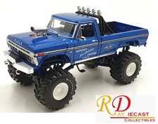 1974 FORD F-250 MONSTER TRUCK "MIDWEST 4 WHEEL DRIVE" 1:18 SCALE BY GREENLIGHT