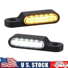2p Mini Motorcycle Black Led Turn Signal Blinker Lights Amber For Harley Dyna- 2p Mini Motorcycle Black Led Turn Signal Blinker Lights Amber For Harley Dyna-