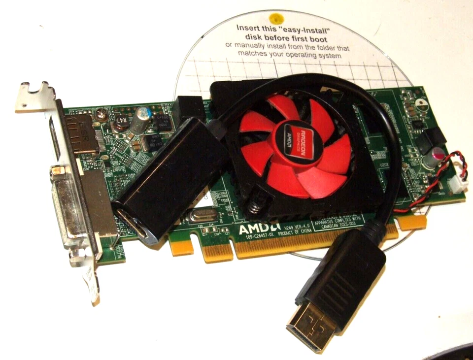 Low Profile HDMI - DVI - DisplayPort✔️SFF✔️PCI-E 2.0 x16 Video Card✔️DELL HP ALL - Image 4 of 4