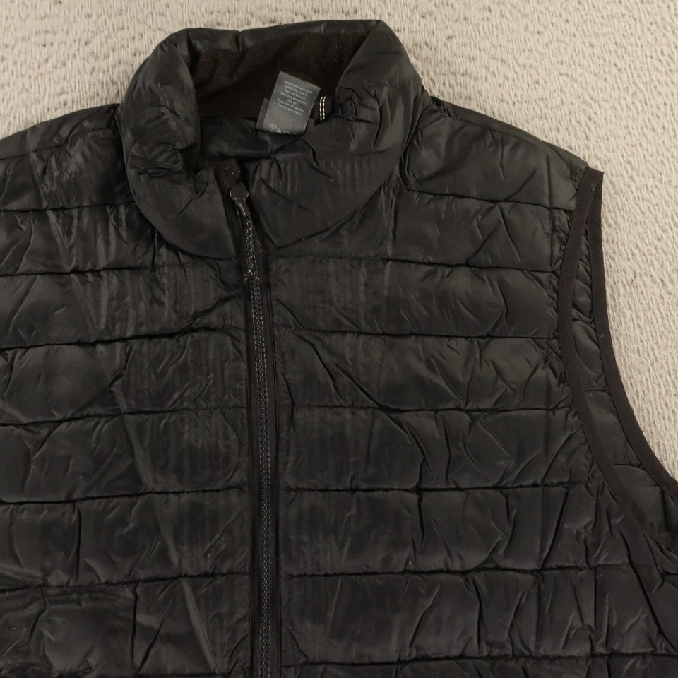 Chaqueta Champion Para Hombre L Negra 70 Plumón 30 Pluma Puffer Chaleco Ligero Foto 2 de 4