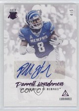2019 Panini Luminance Rookie Ink Pink 4/5 Darrell Henderson #RI-DHE Auto 7f0