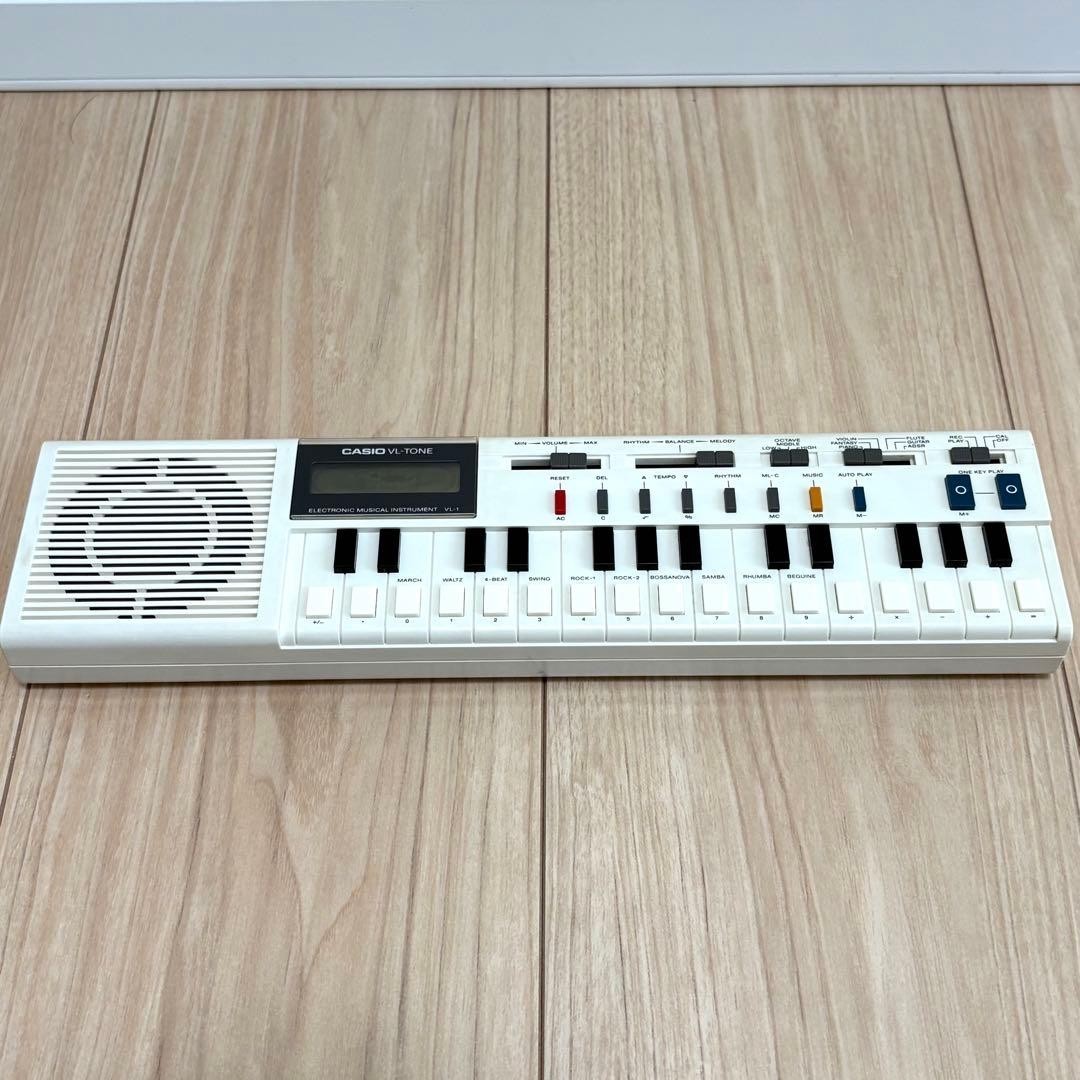 【希少】CASIO VL-TONE VL-1 カシオ シンセサイザー 箱説付 CASIO VL-TONE VL-1 Synth Calculator Keyboard Vintage w/Box Manual