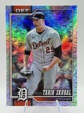 🔥 Tarik Skubal # /75 75 Years Of Topps #300 Tigers 2026 Topps Series 1 SP #300