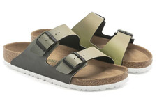 AUTHENTIC BIRKENSTOCK 'ARIZONA' BIRKO-FLOR MEN'S SANDALS, VEGAN, 44 EU 11 US MEN