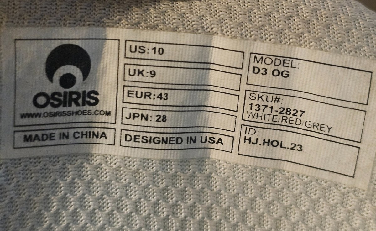 Osiris D3 Og Sz 10 Shoes No Box Good Condition ! | eBay