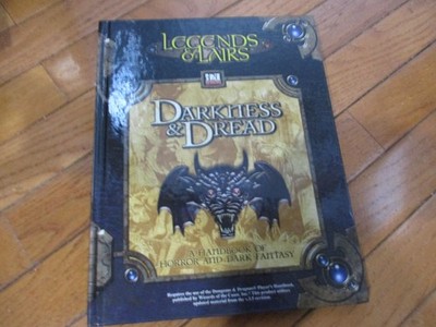 D&D D20 Fantasy Flight Legends & Lairs Darkness & Dread