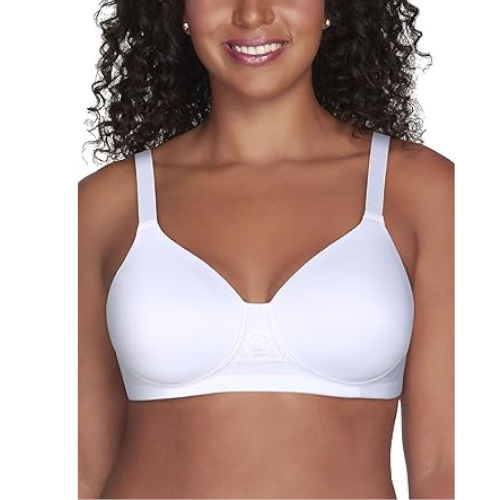 Vanity Fair 71380 Beauty Back Full Figure Wirefree Bra 36dd White 36 DD