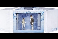 Mint NIB Hasbro Star Wars The Black Series Han Solo and Leia Organa HOTH
