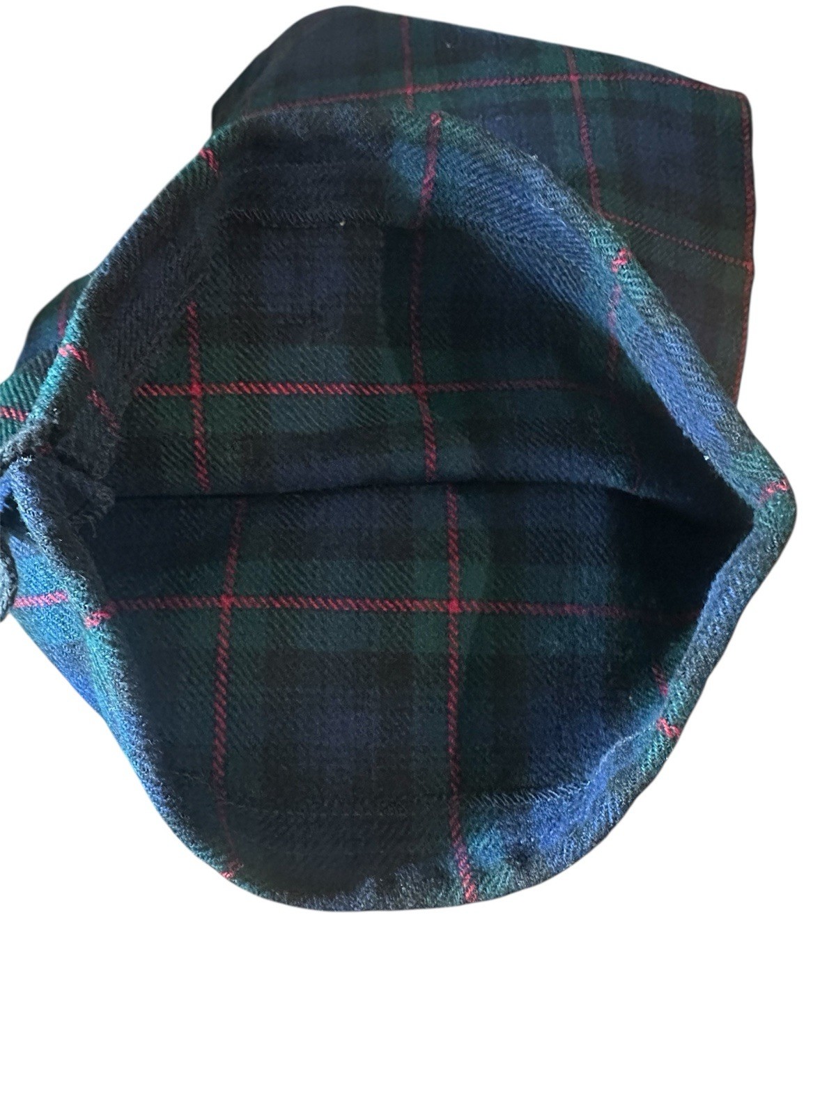 Pendleton Drawstring Stuff Sack Green Blue Red Pl… - image 5