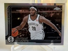 2025-26 Topps Chrome Day'Ron Sharpe Refractor #74 Brooklyn Nets
