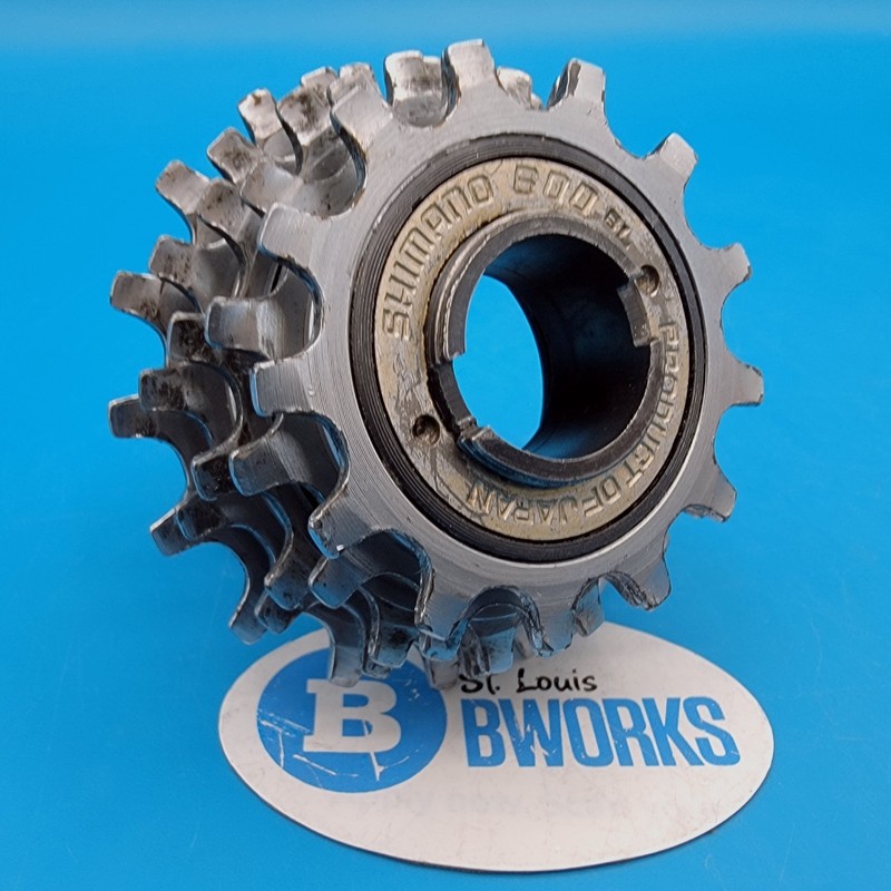 Shimano 600 5 Speed Freewheel 13-17 Tooth English Thread Vintage  k3