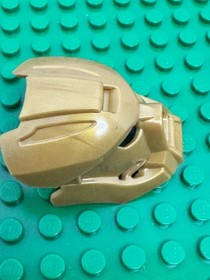 LEGO 70787 TAHU Bionicle 19052 & 19087 - Pearl Gold KANOHI Mask of Fire & Armor