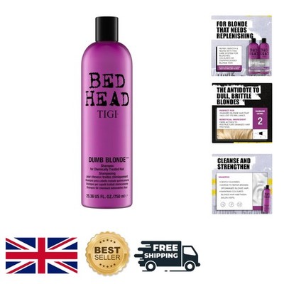 Bed Head Dumb Blonde Shampoo 750ml - Feuchtigkeitspflege für helles & gesundes Haar