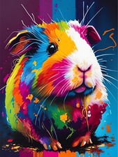 Guinea Pig Diamond Art Kits for Adults, Animals 5D Diamond Painting Kits for ...