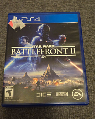 Star Wars Battlefront II PS4 PlayStation 4 Game CIB Disc Pristine Tested EA