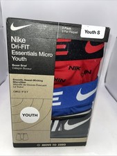 Nike Dri-Fit Essentials Micro Youth Boxer Brief 3 Pack Size Youth Boy S